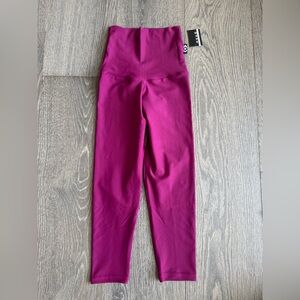 ExoticAthletica Crop Leggings in Berry Size Small